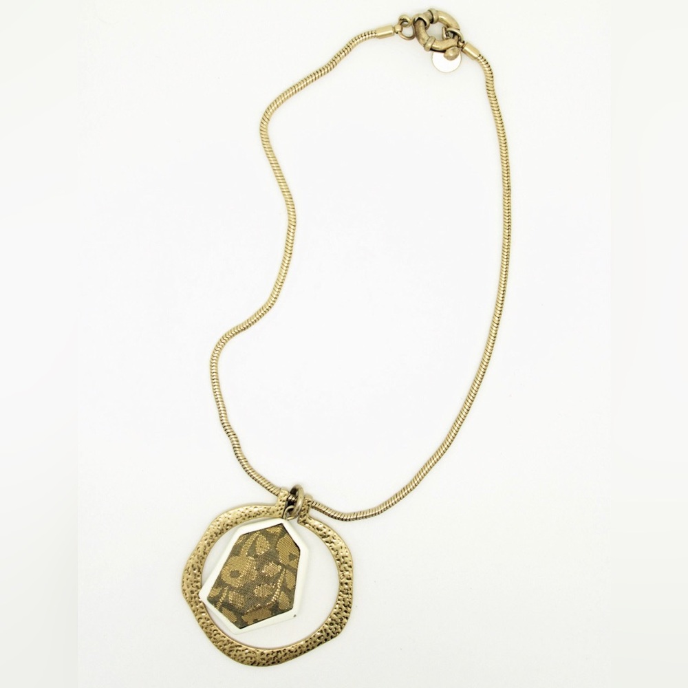 Vintage 90s Marc Jacobs Leopard Pendant Necklace